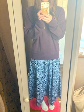 「カシミアニット」｜yuuri🍫さん（レディース・151cm）の冬コーディネート