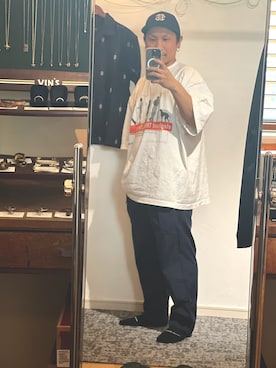 「アイテム（帽子）」を使った、daisuke307さん（メンズ・162cm・40代）の春コーディネート