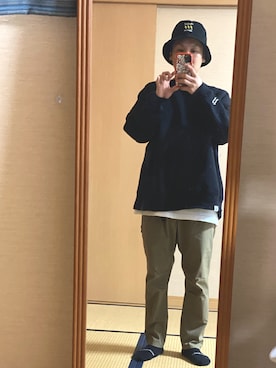 「アイテム（スウェット）」を使った、daisuke307さん（メンズ・162cm・30代）の冬コーディネート