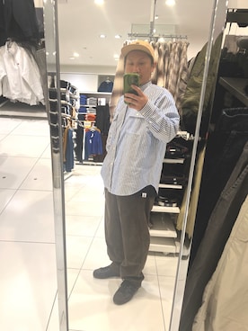 「アイテム（キャップ）」を使った、daisuke307さん（メンズ・162cm・40代）の秋コーディネート