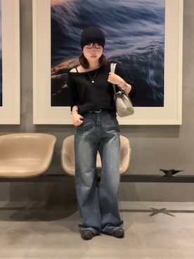 「ニットコーデ」｜akiさん（レディース・158cm）の秋コーディネート