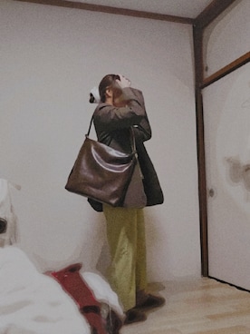 「アイテム（セットアップ）」を使った、sakurakoさん（レディース・154cm）の冬コーディネート