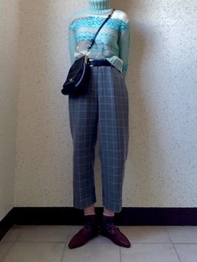 「ANDERSSON BELL（アンダースンベル）のアイテム」を使った、LeNa🌻さん（レディース・169cm）の秋コーディネート
