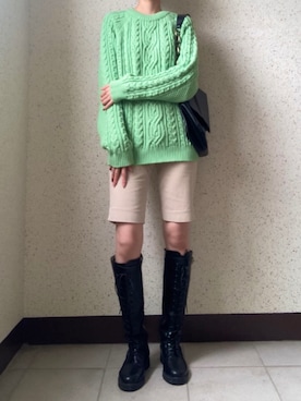 「ANDERSSON BELL（アンダースンベル）のアイテム」を使った、LeNa🌻さん（レディース・169cm）の秋コーディネート