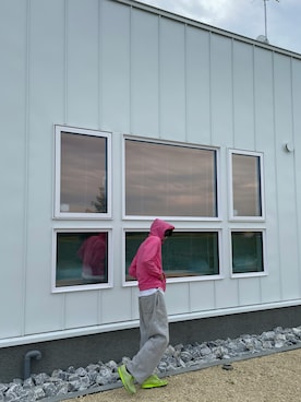 「Clarks（クラークス）のアイテム（ローファー）」を使った、ryoryoooryさん（メンズ・182cm）の秋コーディネート