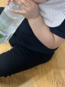 「アイテム（スタイ/よだれかけ）」を使った、Nachu.さん（キッズ・80cm）の夏コーディネート