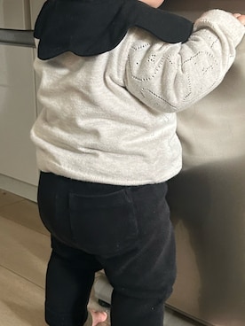 「GAP（ギャップ）のアイテム（トップス）」を使った、Nachu.さん（キッズ・80cm）の冬コーディネート