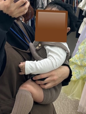 「アイテム（ベビーシューズ/ベビーソックス）」を使った、Nachu.さん（キッズ・70cm）の秋コーディネート