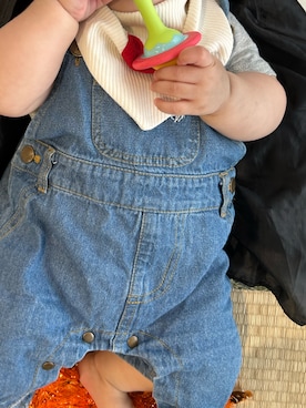 「アイテム（ママ＆ベビー）」を使った、Nachu.さん（キッズ・70cm）の秋コーディネート