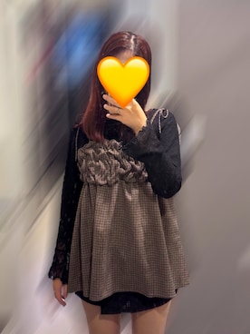 「hinari（ヒナリ）のアイテム」を使った、cya017さん（レディース・160cm）の春コーディネート