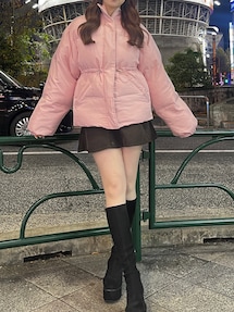 パフショートバックリボンブルゾン｜カルナムール（CALNAMUR 