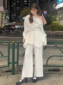 BALLET CHUNKY HEEL SHOSE/バレエチャンキーヒールシューズ