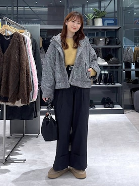 「アイテム（ブルゾン）」を使った、マツコさん（レディース・163cm・30代）の秋コーディネート