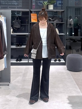 「アイテム（キャミソール）」を使った、マツコさん（レディース・163cm・30代）の秋コーディネート