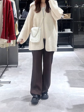 「アイテム（ママ＆ベビー）」を使った、マツコさん（レディース・163cm）の秋コーディネート