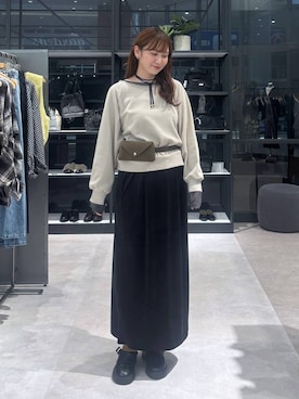 「アイテム（その他トップス）」を使った、マツコさん（レディース・163cm・30代）の秋コーディネート