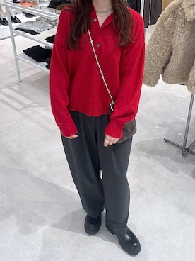 「体型カバー」｜マツコさん（レディース・163cm）の秋コーディネート