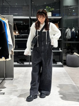 「アイテム（オールインワン・サロペット）」を使った、マツコさん（レディース・163cm・30代）の春コーディネート