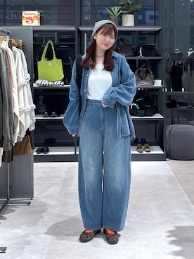 「LEPSIM（レプシィム）のイージーバレエスニーパー　1042670（パンプス、その他）」を使った、マツコさん（レディース）の秋コーディネート