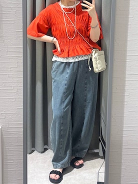 マツコさん(レディース・163cm)の夏コーディネート