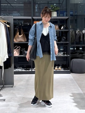 マツコさん（レディース・163cm）の春コーディネート