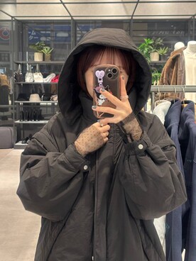 「アイテム（ブーツ、その他）」を使った、マツコさん（レディース・163cm）の冬コーディネート