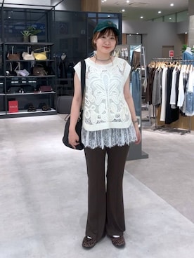 マツコさん(レディース・163cm)の夏コーディネート