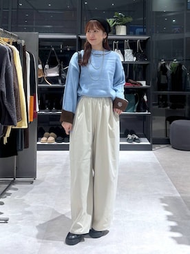 「アイテム（ニットキャップ/ビーニー）」を使った、マツコさん（レディース・163cm・30代）の冬コーディネート