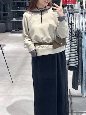 「アイテム（その他トップス）」を使った、マツコさん（レディース・163cm・30代）の秋コーディネート