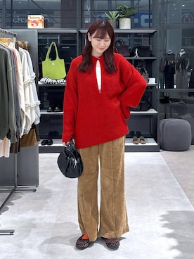 「LEPSIM（レプシィム）のイージーバレエスニーパー　1042670（パンプス、その他）」を使った、マツコさん（レディース）の秋コーディネート