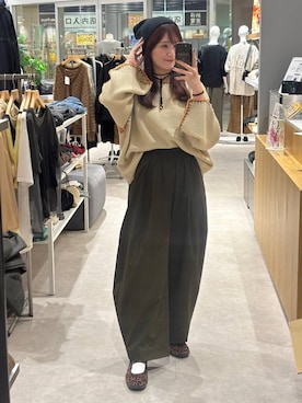 「LEPSIM（レプシィム）のイージーバレエスニーパー　1042670（パンプス、その他）」を使った、マツコさん（レディース）の秋コーディネート