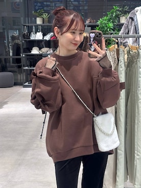 「アイテム（ショルダーバッグ）」を使った、マツコさん（レディース・163cm・30代）の秋コーディネート