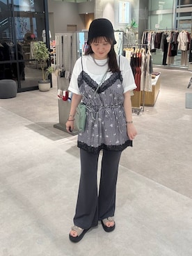 マツコさん(レディース・163cm)の夏コーディネート