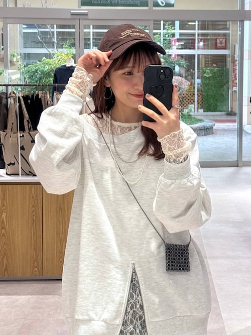 セール】ワンショルレイヤードライクチュニック 632567（Tシャツ