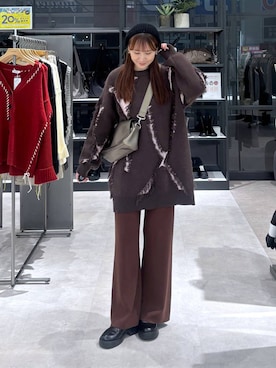 「アイテム（サンダル）」を使った、マツコさん（レディース・163cm・30代）の秋コーディネート