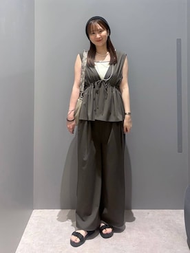 マツコさん（レディース・163cm）の夏コーディネート