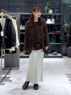 マツコさん（レディース・163cm）の冬コーディネート