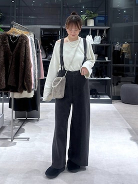 「アイテム（その他トップス）」を使った、マツコさん（レディース・163cm・20代）の冬コーディネート