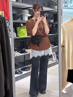 マツコさん(レディース・163cm)の春コーディネート