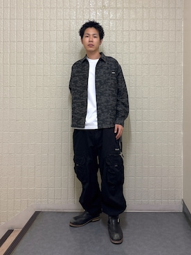 阿由葉来空さん（メンズ・180cm）の秋コーディネート