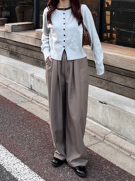 「nelliy.（ネルリー）のアイテム」を使った、ruiさん（レディース・157cm）の春コーディネート