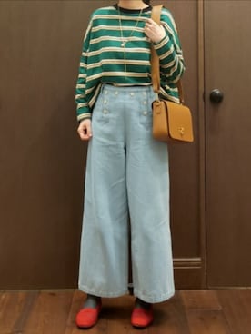 uozumiさん（レディース・161cm）の春コーディネート