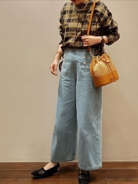 uozumiさん（レディース・161cm）の春コーディネート