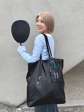 「ear PAPILLONNER（イアパピヨネ）のアイテム」を使った、そがぴさん（レディース・157cm）の春コーディネート