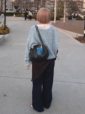 「ear PAPILLONNER（イアパピヨネ）のアイテム」を使った、そがぴさん（レディース・157cm）の春コーディネート