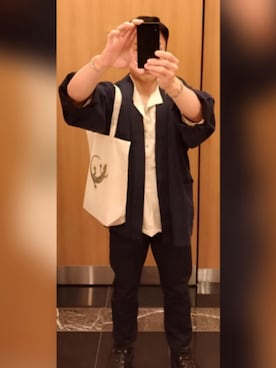 「アイテム（その他アウター）」を使った、トダケケさん（メンズ・177cm・30代）の秋コーディネート