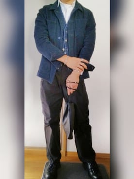 「アイテム（その他アウター）」を使った、トダケケさん（骨格ストレート・メンズ・177cm）の秋コーディネート