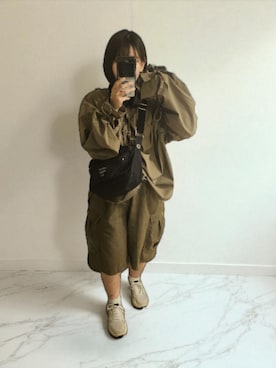 「marimekko（マリメッコ）のアイテム（バッグ）」を使った、a_aさん（レディース・158cm）の秋コーディネート