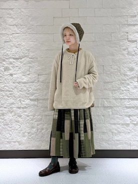 「NAOT（ナオト）のアイテム」を使った、ほなみさん（レディース・147cm）の秋コーディネート