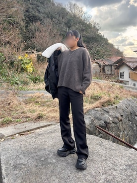 「SETUP7（セットアップセブン）のアイテム」を使った、COCOROさん（レディース・152cm）の冬コーディネート